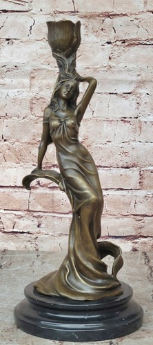 Elegante acqua ninfa bronzo - acqua,