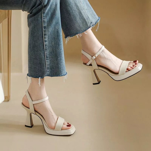 Sandali beige chic - sandali,