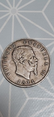 Lire 1871 argent - 5,