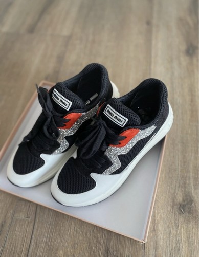 Sneaker miu - miu, glittered