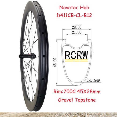 Set ruote bici strada ghiaia