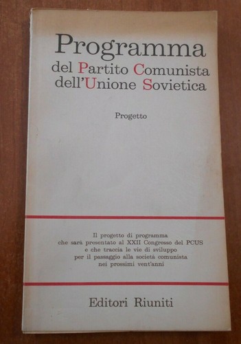 Programma del partito - del,