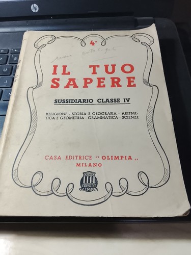 Libro tuo sapere - il,