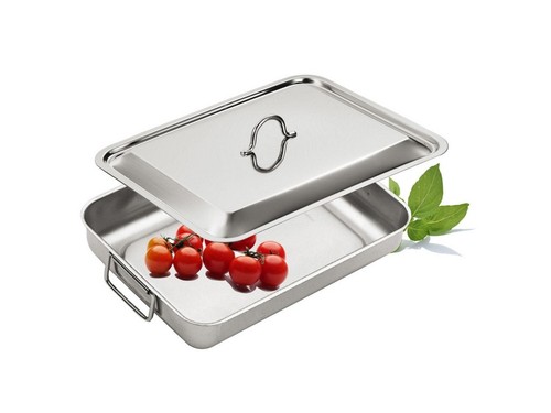 Teglia lasagnera inoxriv con - teglia,