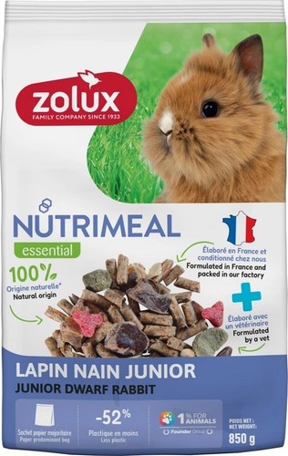 Zolux nutrimeal mangime per - 4,