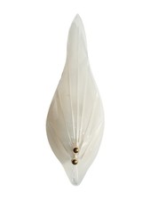 Applique Singola Foglia Vetro