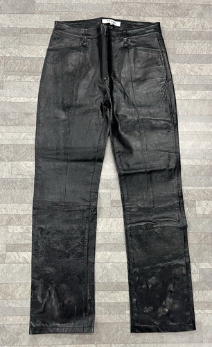 Pantalone donna pelle nero - pantalone,
