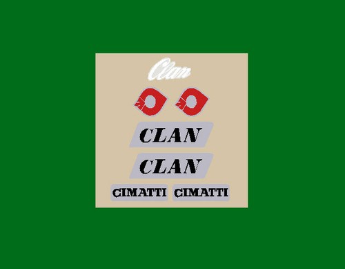 Cimatti clan serie adesivi