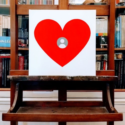 Love quadro moderno dipinto - dipinto, a