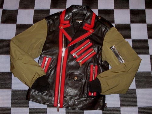 Used dsquared2 leather - leather, jacket