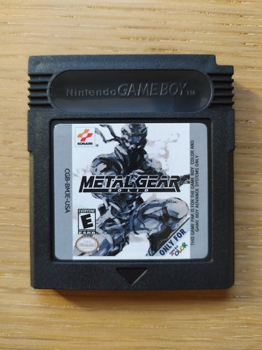Metal gear solid game boy - (game,