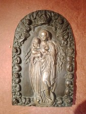 Icona russa in bronzo Santa