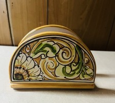 Portatovaglioli In Ceramica Di