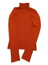 Maglione ETRO arancione con logo ricamato - taglia M