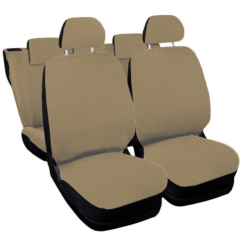 Coprisedili auto beige con - auto, zip