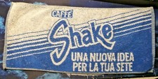 TOVAGLIETTA DA BAR IN SPUGNA - SHAKE CAFFE' - VINTAGE 