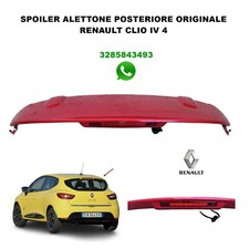 spoiler Renault Clio 4 alettone posteriore originale cofano dietro tetto 2012