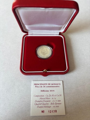 Moneta euro monaco 2 - euro,