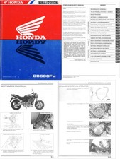 Manuale Officina Honda Hornet