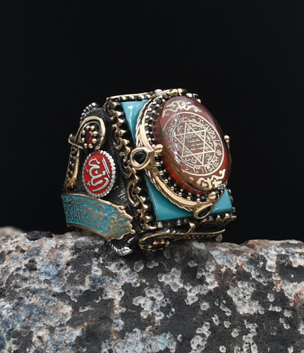 Anello uomo fatto - mano, re