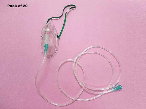 Maschera ossigeno con - , tubo