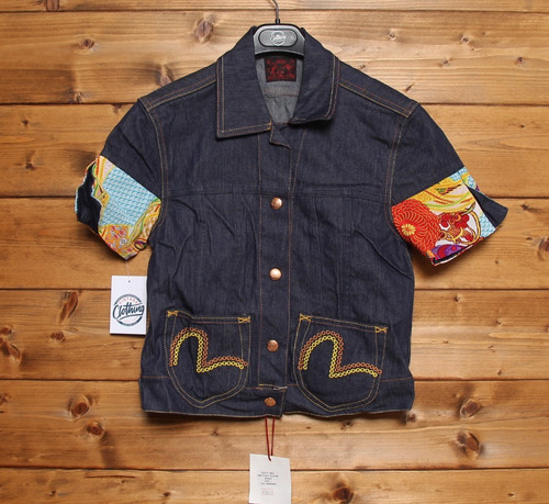 Giacca jeans evisu - jeans, l
