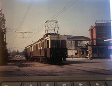 FERROVIE E TRANVIE  VICENTINE 1977  - Automotrice Elettrica 007 a Tavernelle sul