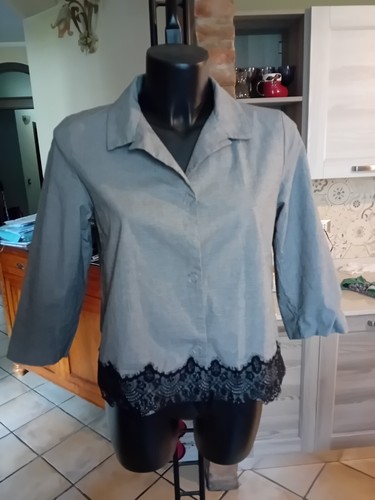 Giacca cotone usata con pizzo - giacca,