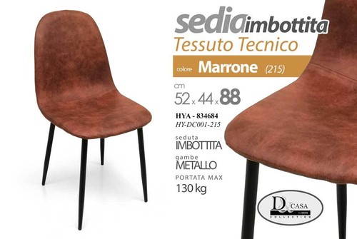 Sedia metallo salotto pranzo - sedia,