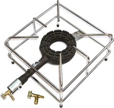 FORNELLONE FORNELLO 30x30 CON BRUCIATORE Lega di acciaio GPL+METANO