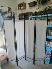 Paravento TECTAKE divisorio bianco, poco usato in ottime condizioni