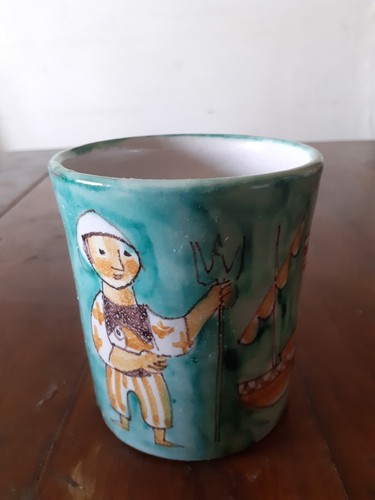 Tazza con pescatore - tazza,