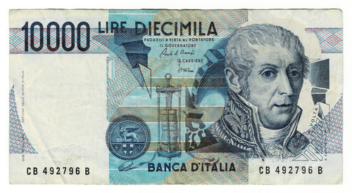 Banconota italia 10000 lire - banconota,