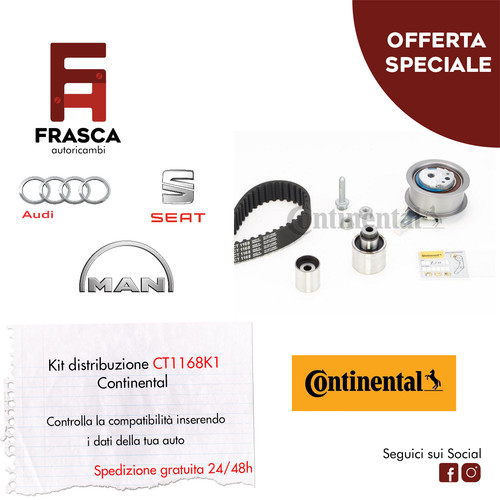 Kit distribuzione continental - kit,