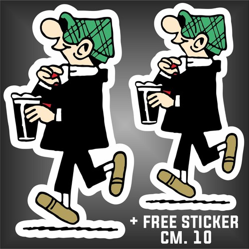 Adesivo andy capp comics - adesivo,