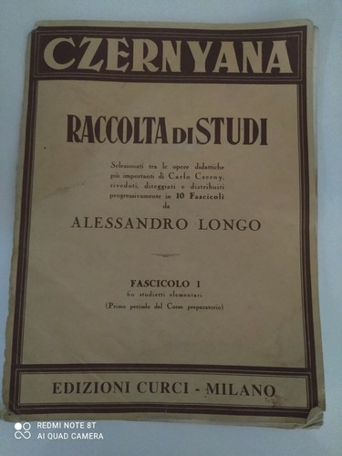Czernyana raccolta studi - raccolta, di