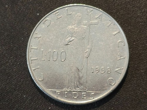 Vaticano 100 lire 1958