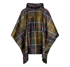 BARBOUR Poncho Tartan Impermeabile Uomo UAC0214TN11 Colore Tartan Classico