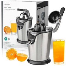 SPREMIAGRUMI ELETTRICO PROFESSIONALE ESTRAZIONE A LEVA 100W ACCIAIO NEDIS ITALIA