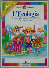 Gioco da tavolo Clementoni-Sapientino "L'Ecologia" completo, usato, fine anni 80