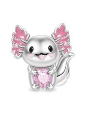 Charm Per Bracciale Axolotl Con Zircone, Charm Sterling Silver 925,Charm Animali