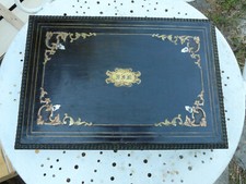 boite Napoléon III marqueterie Boulle monogramée JJE