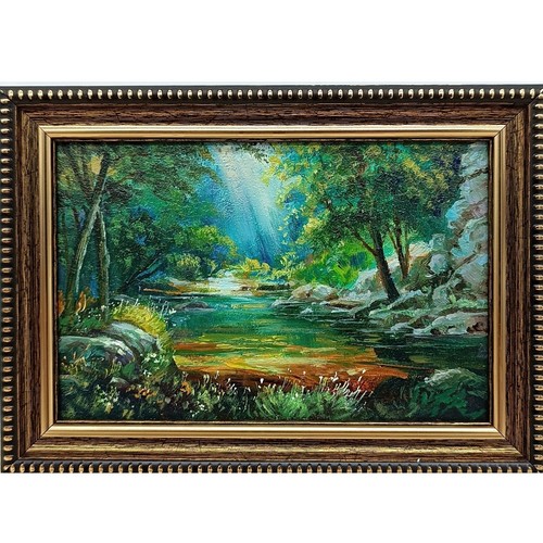 Quadro olio originale forest - originale,