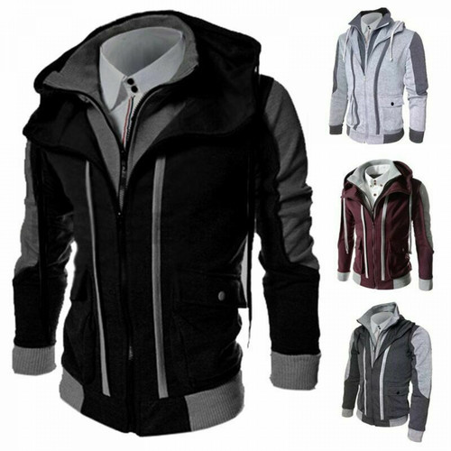 Giacca uomo calda - felpa, con
