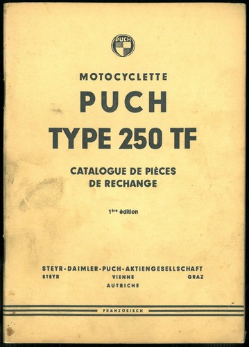 Original catalogue pièces - original, de