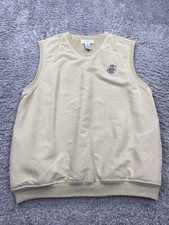 Izod Club Vest Men Medium Tan