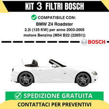 KIT BOSCH 3 Filtri tagliando