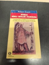 LIBRO STORIA DEGLI INDIANI D'AMERICA JACQUIN MONDADORI 1977