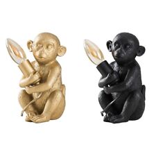 Lampada da tavolo per animali retrò scimmia lampadina design 21 cm luce salotto lampadina LED A+