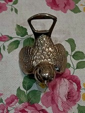 Apribottiglie champagne vintage  uccellino spumante argentato passero - anni '60
